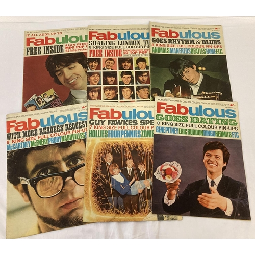 265 - 47 issues of Fabulous magazine from 1964 to include issue #2 with Cliff Richard cover.All in good co... 