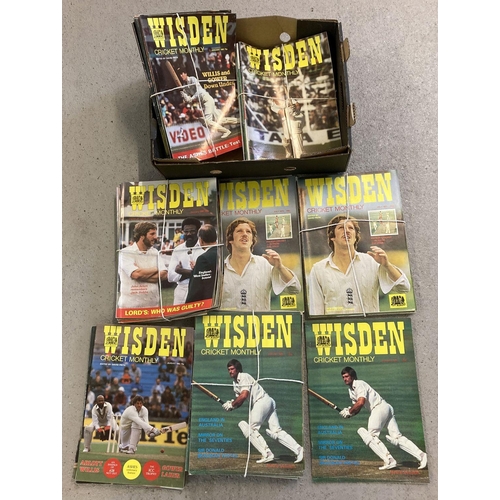 330 - A quantity of Wisden Cricket Monthly magazines dating from 1979 to 1986. Approx. 58 magazines in tot... 