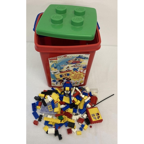 270 - A late 1990's Lego system bucket containing a quantity of assorted Lego blocks and accessories.