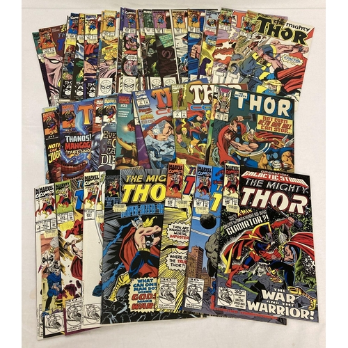 56 - Approx. 41 Thor Comic Books by Marvel Comics. Mostly Late 80s/Early 90s. Featuring Mostly Late 80s/E... 