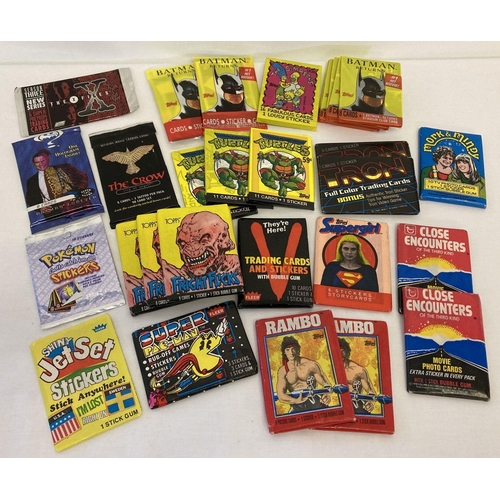 20 Vintage Non Sports Trading Card Packs Sealed With NO Duplicates