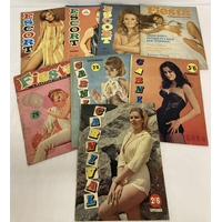 Erotic & Fine nudes (-1960) - calendrier playboy original, playmate  calendar, 2002, signature des modèles, 20,5x32 cm (Box5)