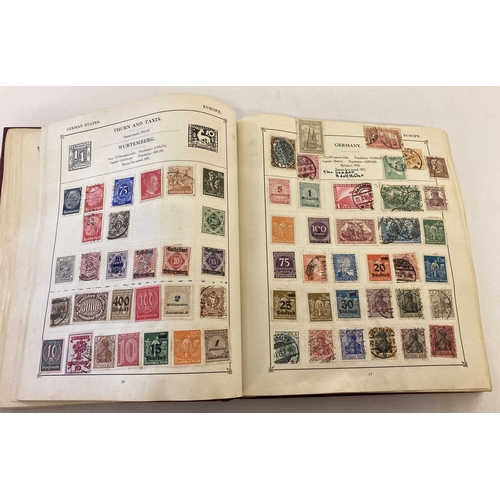 176 - A vintage The Strand stamp album containing a British and world Victorian and vintage stamps.  To in... 