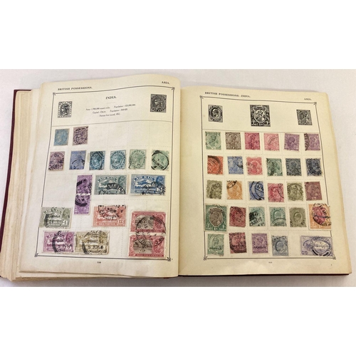 176 - A vintage The Strand stamp album containing a British and world Victorian and vintage stamps.  To in... 