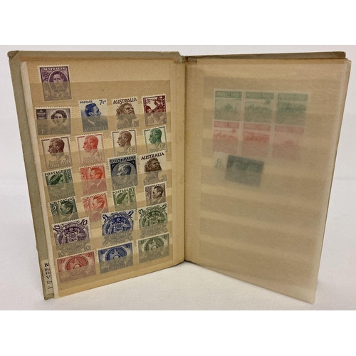 209 - A small vintage album containing antique and vintage postage stamps, mostly unused.  To include Vict... 