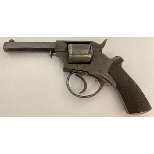 114 - An antique Tranter .320 British long revolver marked J Blanch & Son, Grace Church St, London. Marks ... 