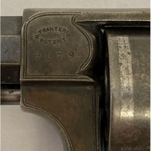 114 - An antique Tranter .320 British long revolver marked J Blanch & Son, Grace Church St, London. Marks ... 