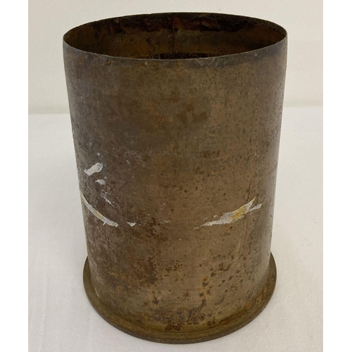 165 - A WWII Bastogne relic German 10.5cm LF.H Light Field Howitzer shell case. Reputedly purchased from a... 