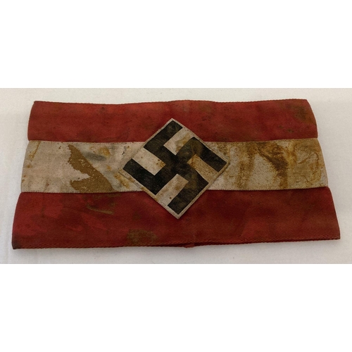 78 - A German WWII style Hitler Youth arm band.