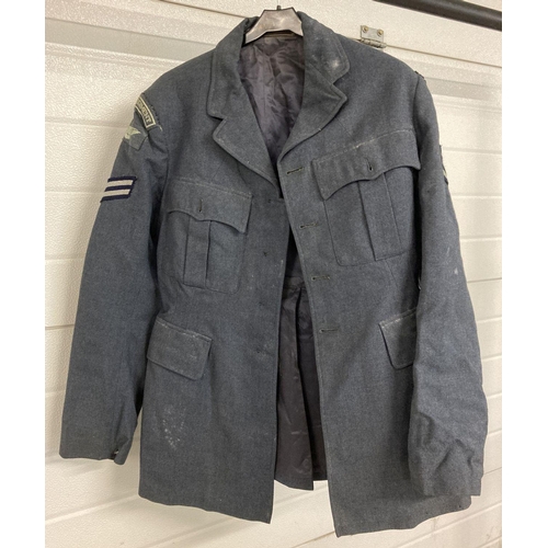 86 - A vintage 1965 RAF Suit No. 1 Dress Jacket by Compton, Sons & Webb Ltd. RAF regiment, wings and corp... 