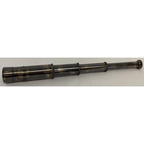 94 - A reproduction Nazi Party, German National Railway, 3 drawer telescope.  Approx. 15cm long in closed... 