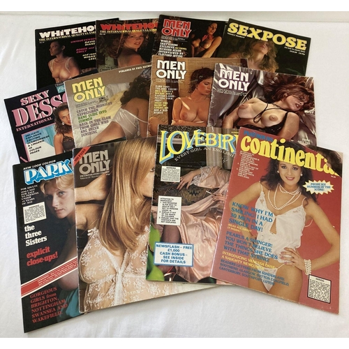 Sold at Auction: Group of 10 assorted vintage Adult Magazines