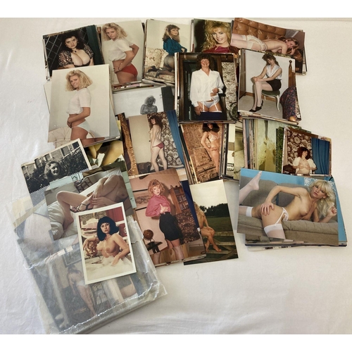 119 - A large quantity of assorted vintage colour adult/nude photographs.