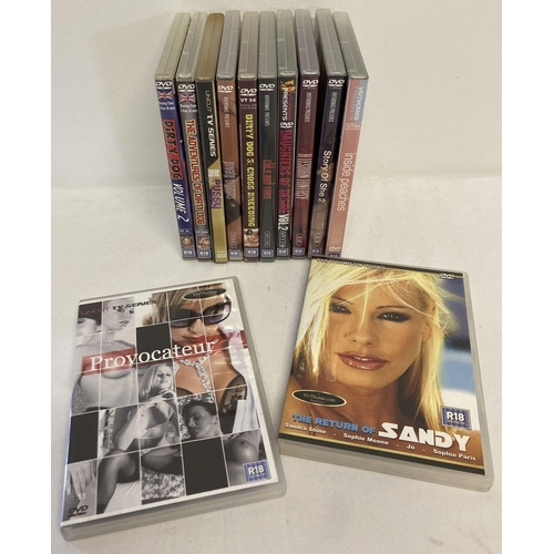 125 - 12 assorted Viv Thomas adult erotic DVD's.