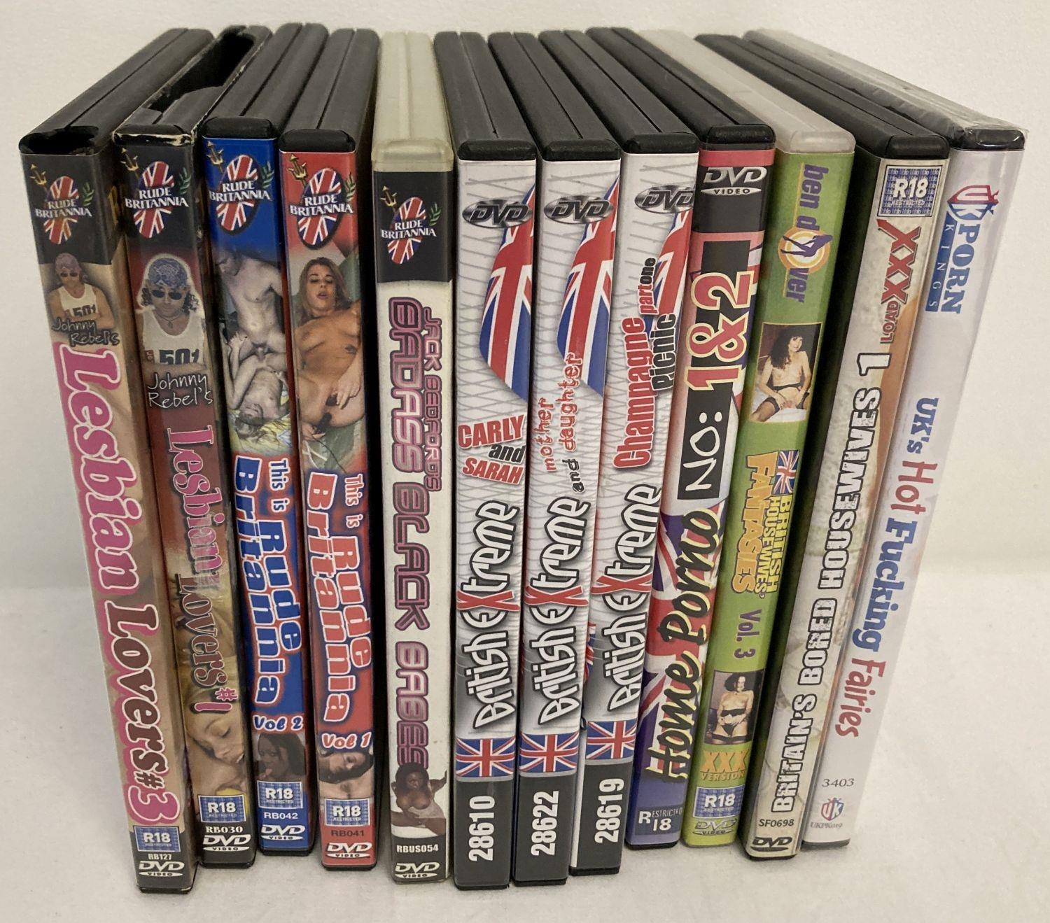 Rude Britannia Porn - 12 assorted adult erotic DVD's to include 5 from Rude Britannia and 3  British Extreme. One DVD still