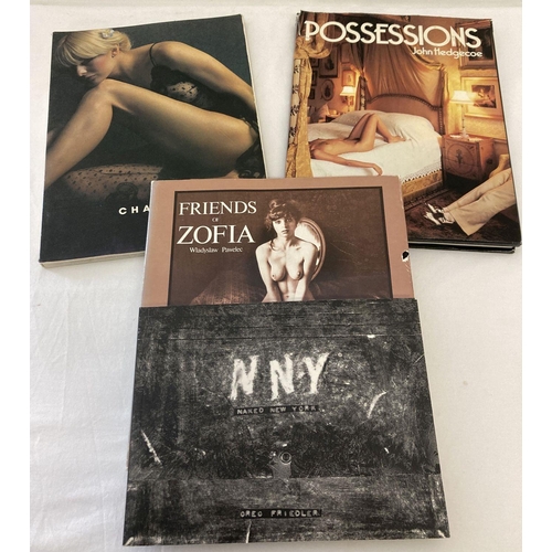 146 - 4 assorted adult erotic photo books. Possessions by John Hedgecoe, Chastity in Focus, Quartet Books.... 