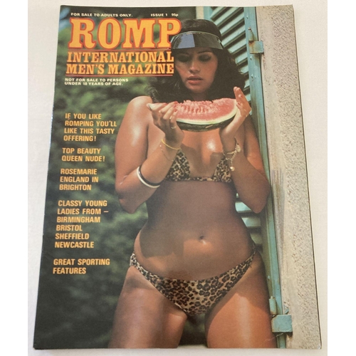 9 - Romp; International Men's Magazine  - Volume 1 No. 1, vintage adult erotic magazine.