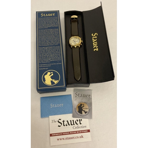 1099 - A boxed Stauer Guitar automatic wristwatch complete with instruction booklet and leaflets. Chronogra... 