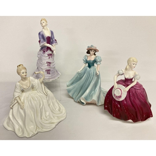 1179 - A collection of 4 Coalport ceramic figurines from the 