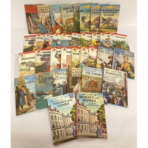 51 - A collection of 35 assorted 1960's & 70's Ladybird books. To include: Ladybird Leaders, People at Wo... 