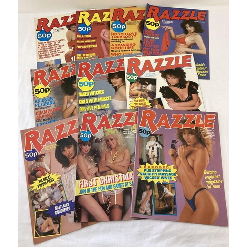 1468 - Razzle - Volume 1, No. 1 - 10, adult erotic magazine. Published by Paul Raymond.