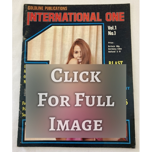 1459 - Vintage adult erotic magazine - International One, Volume 1 No. 1.