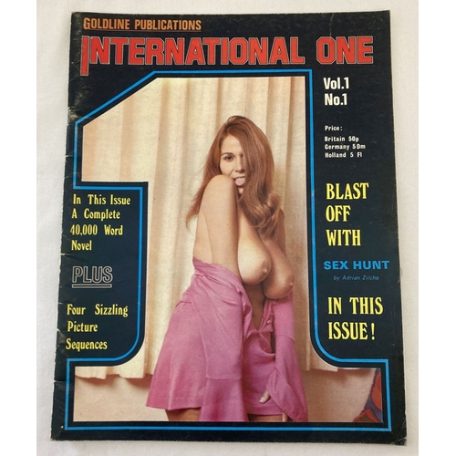 1459 - Vintage adult erotic magazine - International One, Volume 1 No. 1.