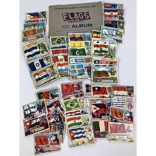 186 - A collection of 74 vintage A & BC bubble gum cards 