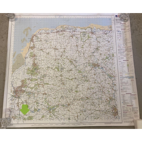 327 - An Ordnance Survey Landranger 132 map of North West Norfolk.