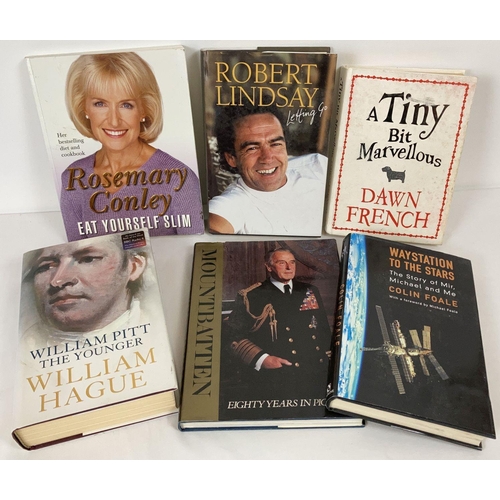 329 - A collection of Hardback novels, biographies and auto-biographies, mostly signed by the authors. Sig... 