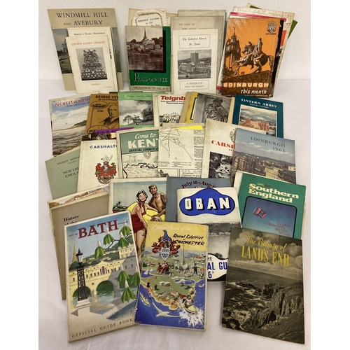 211 - A collection of assorted vintage tourist brochure and guide leaflets from various British destinatio... 