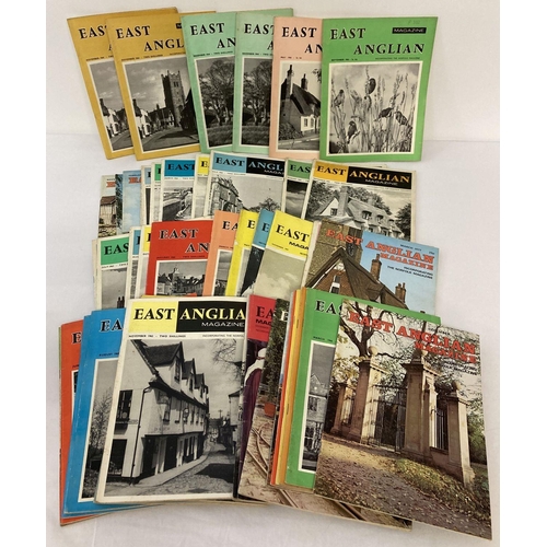 218 - 45 assorted issues of East Anglian Magazine dating from 1962 through to 1977.