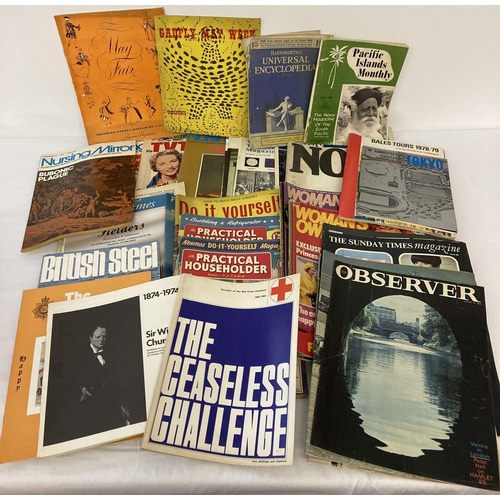 230 - A box of assorted 1960's & 70's magazine's and catalogues. To include: The Illustrated London News, ... 