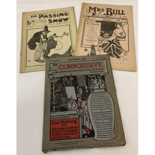 233 - 3 early 20th century magazines, in good condition for age. Comprising: Mrs Bull (Vol.1 No.13, 1911),... 