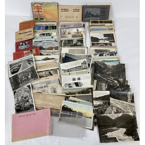 368 - Approx. 250 assorted Edwardian & vintage overseas postcards together with a quantity of souvenir car... 