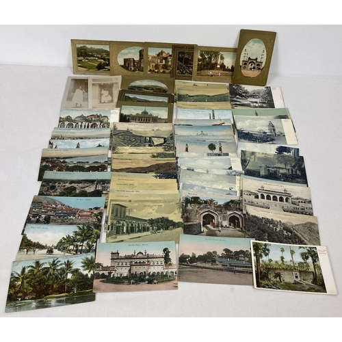 375 - Approx. 100 vintage postcards of India and Pakistan. To include: Bombay, Delhi, Karachi, Lucknow and... 