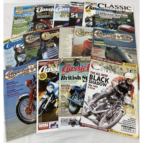 352 - A collection of 16 Classic Bike magazines. Various issues from 1980 - 2018.