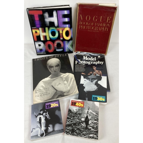 342 - A collection of 7 photography related books on Fashion, style and social history. To include Polly D... 