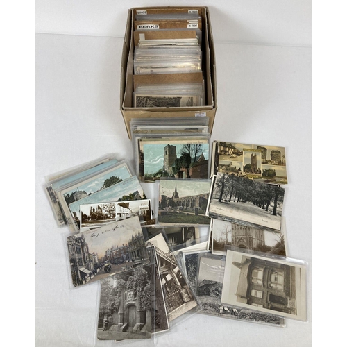 382 - Ex Dealers Stock - approx. 300 assorted vintage British postcards. From Cams, Suffolk, London, Berks... 