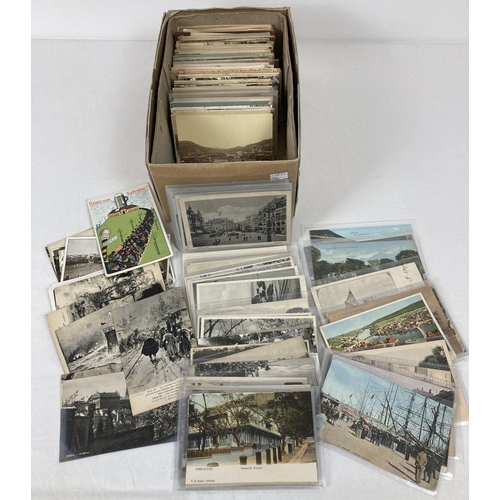 383 - Ex Dealers Stock - A collection of assorted Edwardian & vintage foreign postcards to include RP's. L... 