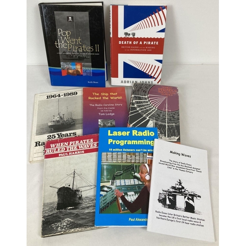 277 - 8 hardback and paperback books relating to offshore pirate radio stations. To include 