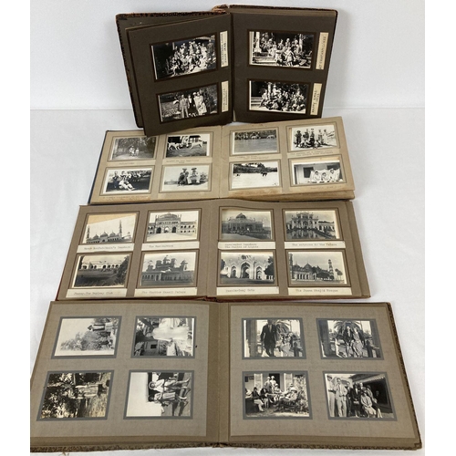 278 - 4 vintage photograph albums containing pictures from India in the 1920's & 30's. To include Military... 