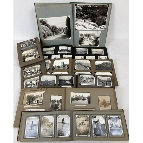 279 - A collection of 7 vintage photograph albums containing pictures from the 1940's to 1960's. To includ... 