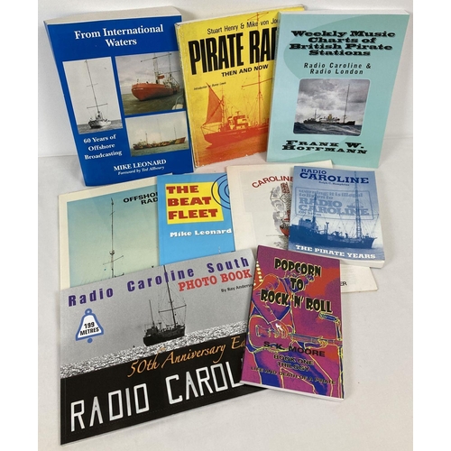 282 - A collection of 9 books and pamphlets relating to off shore pirate radio stations. To include: 