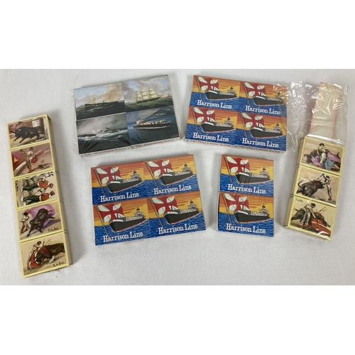 311 - Phillumeny Collection - A quantity of sealed vintage matchbox multi-packs. 3 x Harrison Line Shippin... 