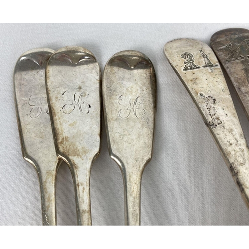 360 - A collection of early 20th century William Hutton & Sons 'Cross Arrows' A1 silver plated flatware. W... 