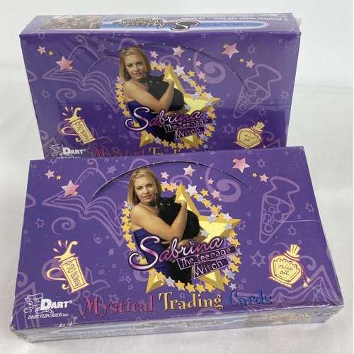 18 - 2 sealed, cellophane wrapped boxes of Sabrina the Teenage Witch trading cards. Produced by Dart, 199... 