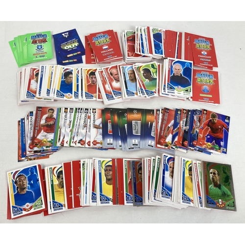 21 - A quantity of assorted Football trading card game cards. To include: Topps Match Attax, Panini UEFA ... 