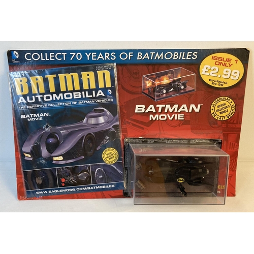 1232 - A 2012 Eaglemoss Collections DC Comics Batman Automobilia No. 1, still sealed and on original board ... 