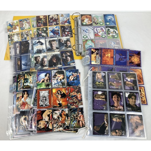 1251 - An album containing sets of trading cards. Comprising: Vampirella, Aladdin, The Seeker; The Dark is ... 